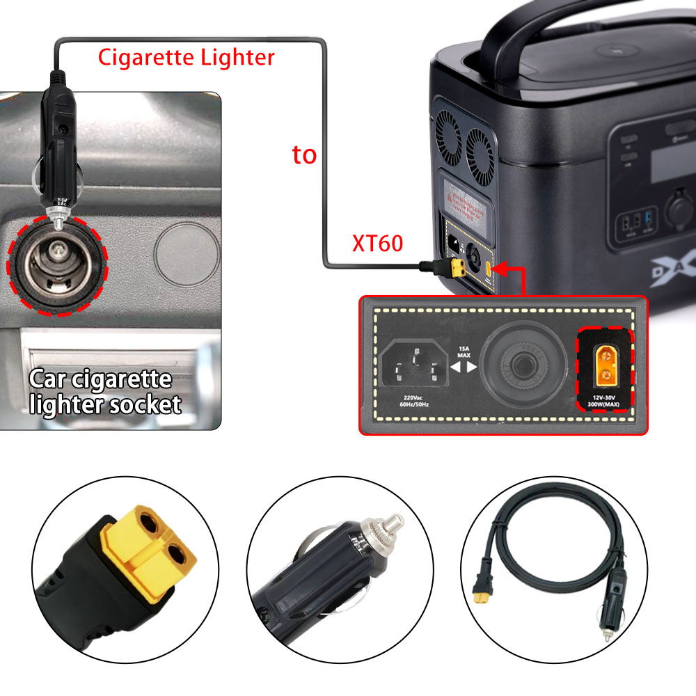 XT60 16AWG Stecker Auto Zigare – Accessories Experts Vape Bewertung und Preis